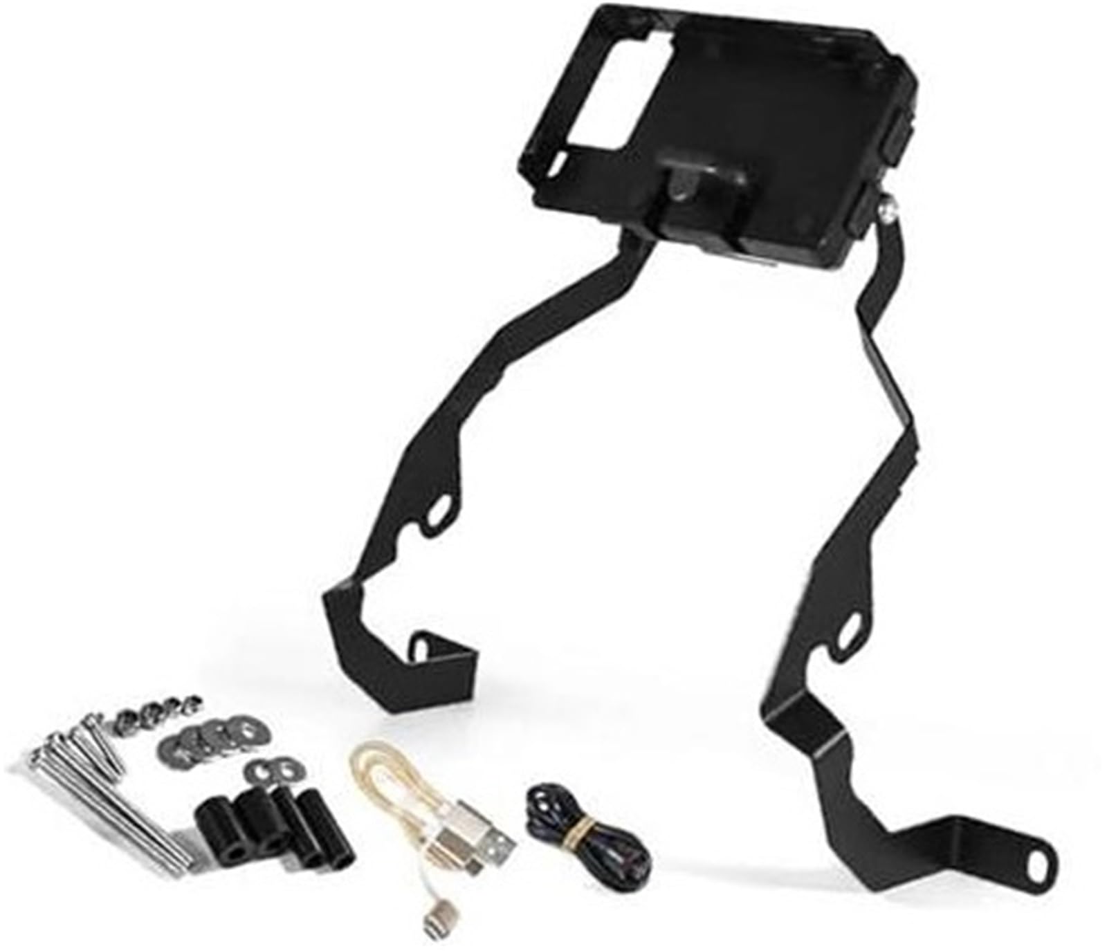 Szwaldaper Abnehmbarer Telefonhalter, for RA1250, for Pan, for America 1250 S 2021 2022 Motorrad-GPS, for Smart, PHONE Windschutzscheiben-Navigation GPS-Plattenhalterung Adapterhalter Telefonhalterung von Szwaldaper