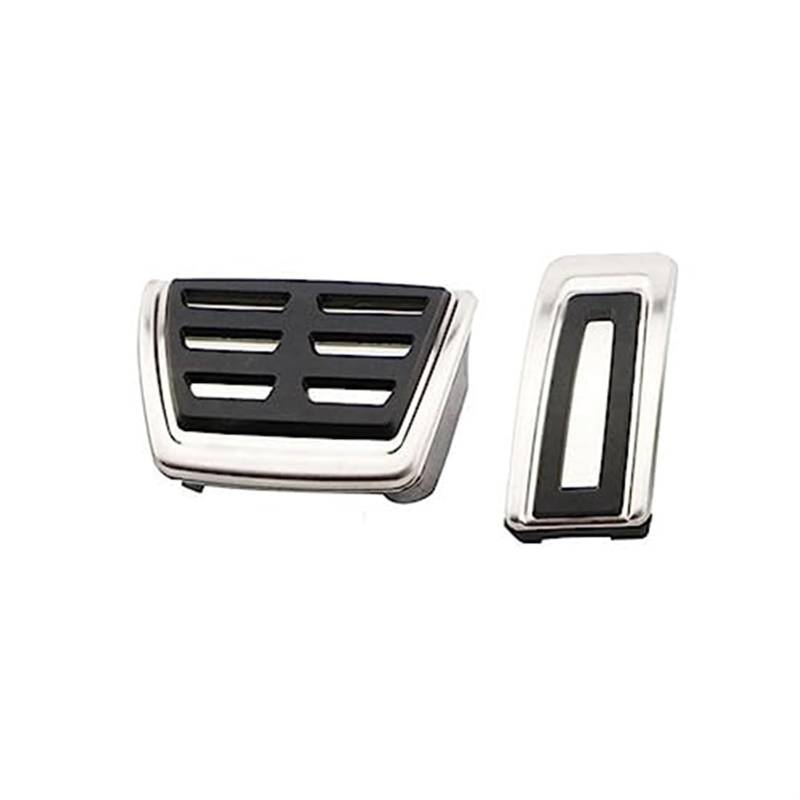 Szwaldaper Auto Edelstahl Gaspedal Bremse Fußstütze Pedalabdeckung, for Golf 7 MK7 for Octavia A7 Fußrastenschutzabdeckung(Black 3 Pieces at Style) von Szwaldaper