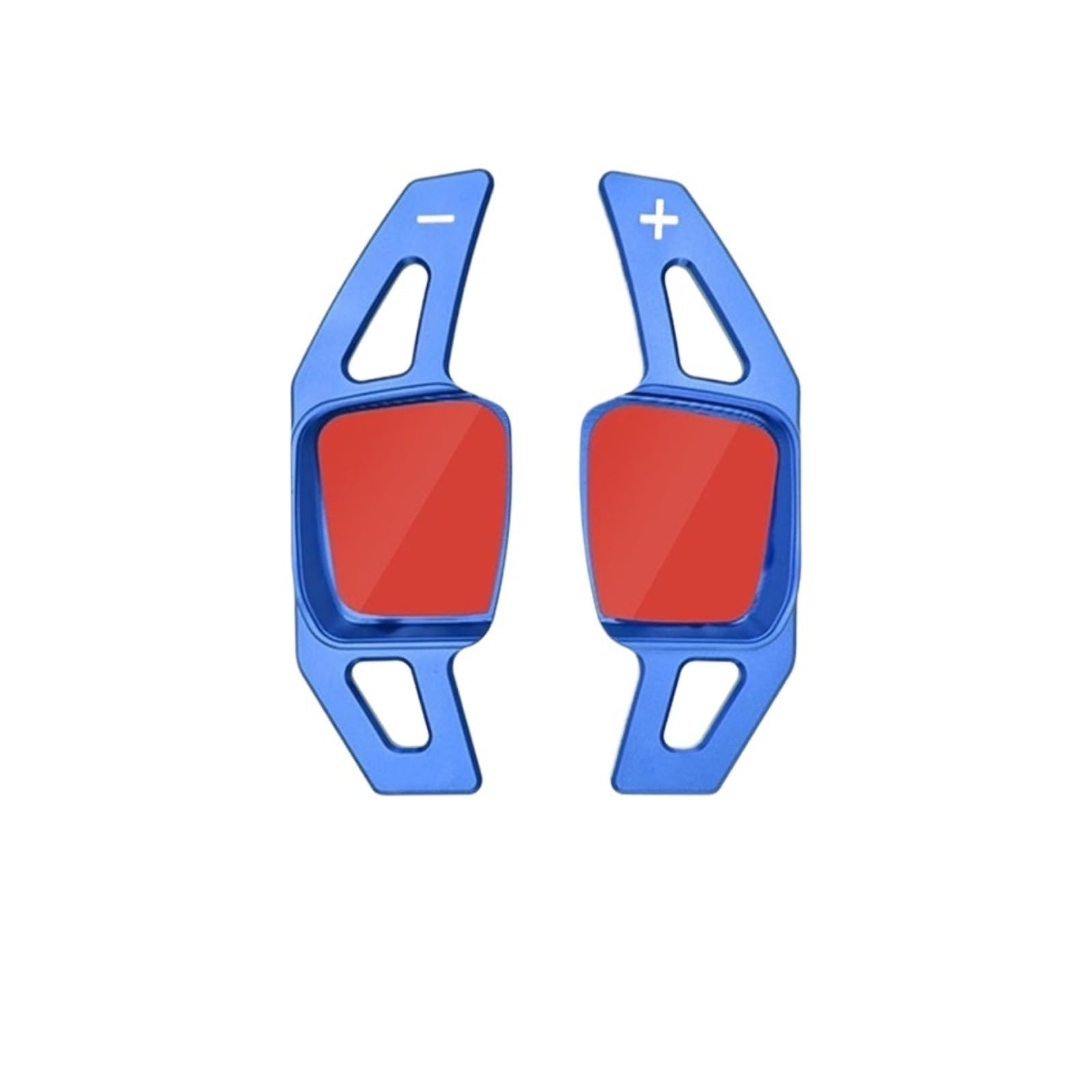 Szwaldaper Auto-Lenkrad-Schaltwippe, for VW, for Tiguan, for Passat, B8 Golf6 Golf7 MK7, for ARTEON, Zubehör zur Innenraummodifikation Auto-Entlüftungsringabdeckung(Blue 2 Pieces) von Szwaldaper