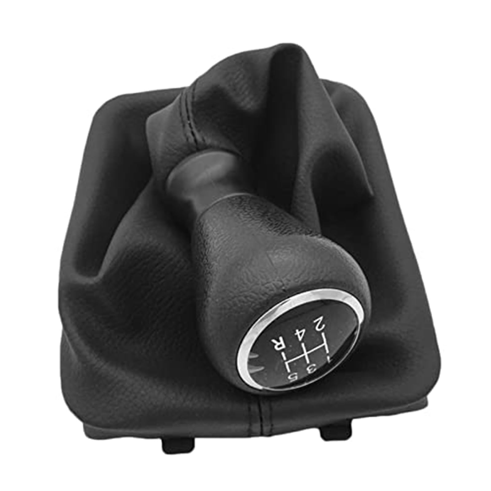 Szwaldaper Auto-Schalthebelabdeckung, 5-Gang-Schaltknauf, Staubschutzabdeckung, automatische Schalthebelmanschette, for Peugeot, 206 406, Schaltknauf Auto Auto-Shifter-Adapter von Szwaldaper