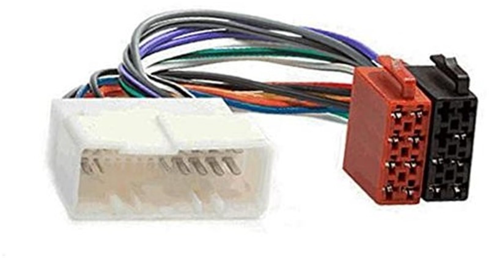 Szwaldaper Autoradio-ISO-Adapterkabel, Stecker, Kabelbaum-Stecker, 24-polig, for Hyundai, Accent Azera Coupe, for Elantra, Grandeur Sonata Tucson Santa Fe Radiokabel für Auto von Szwaldaper