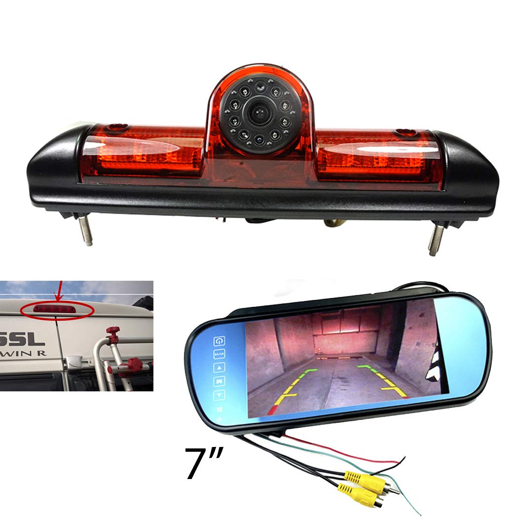 Szwaldaper CCD-Auto-Bremslicht-Rückfahrkamera, for Citroen, Jumper III, for FIAT, DUCATO X250, for Peugeot, Boxer III IR-Licht Rückfahrkamera-Monitor-Kit Rückfahrkamera anzeigen(808CL with 6609) von Szwaldaper