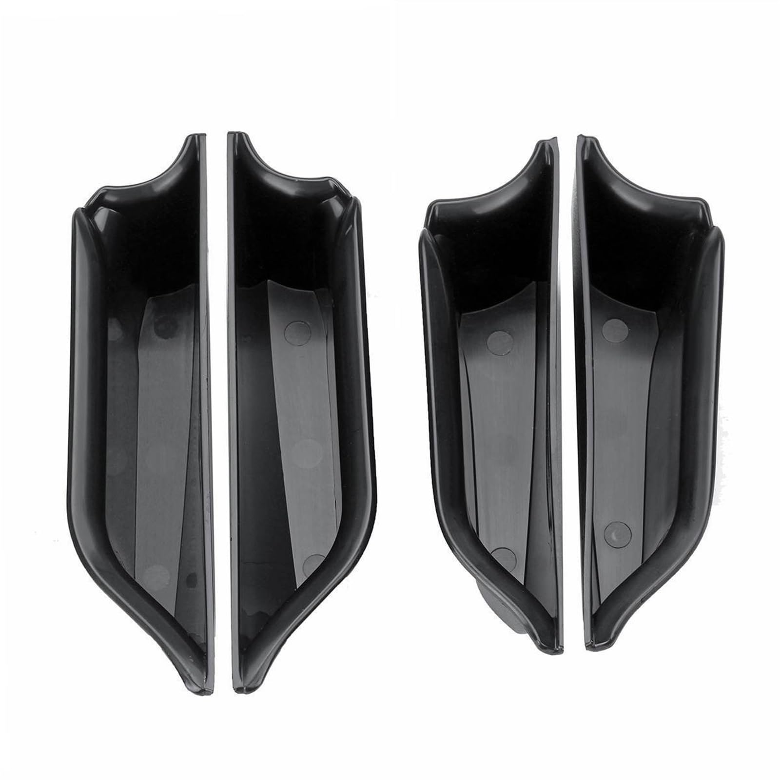 Szwaldaper Car Inner Inside Front Door Handle Armrests Storage Box Case ABS Tray Holder, for, for Mini, Cooper F55 F56 Car Styling Aufbewahrungsbox für Autotürgriffe(for F55 4Pcs) von Szwaldaper