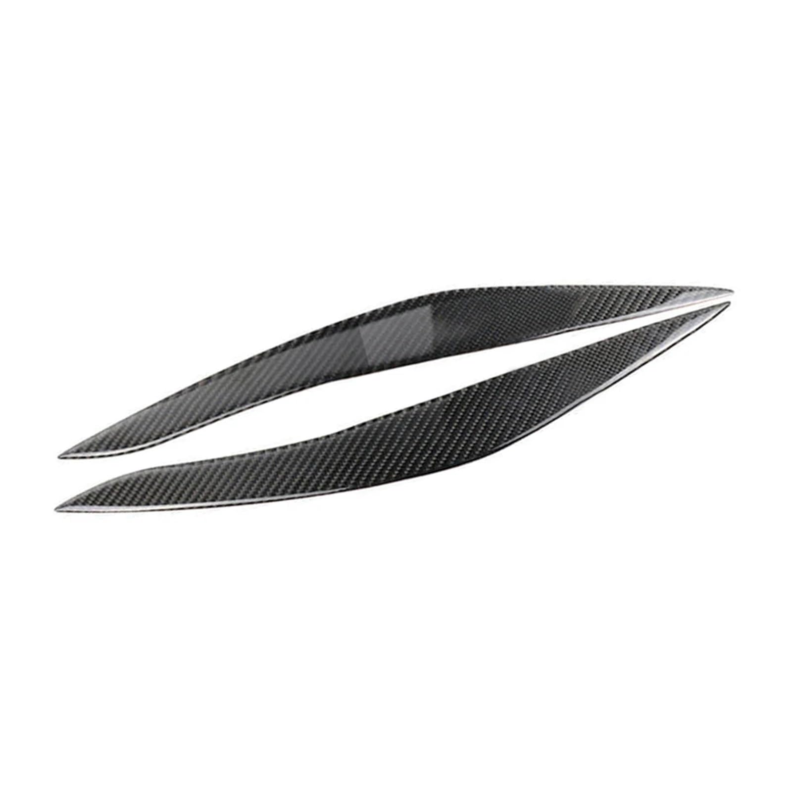 Szwaldaper Carbon Fiber ABS Auto Scheinwerfer Augenbraue Augenlid M Sport Trim, for, for 5 Serie F10 F18 520li 525i 2011 2012 2013 2014 2015 2017 Dekoratives Scheinwerferzubehör von Szwaldaper