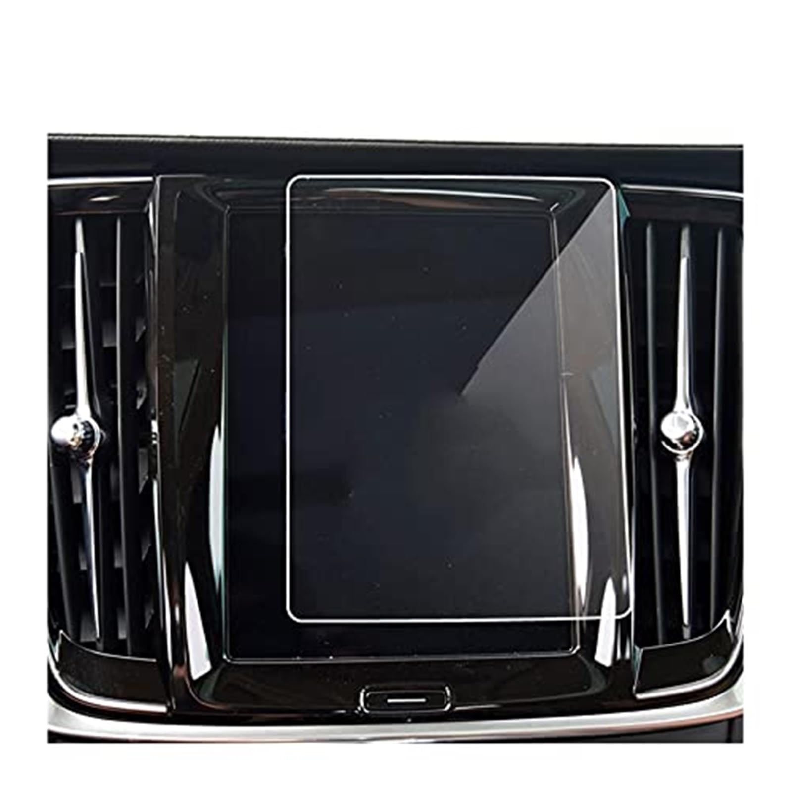 Szwaldaper Displayschutzfolie for Instrumente, for VOLVO, for V60 V90 S90 XC60 2018 2019 2020, Auto-LCD-Bildschirm, GPS-Navigation, Schutzfolie aus gehärtetem Glas, Schutzfolie aus gehärtetem Glas GPS von Szwaldaper