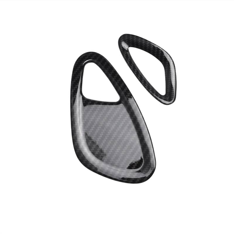 Szwaldaper Edelstahl Auto-Armaturenbrett Luftauslass Patch Klimaanlage Entlüftung Dekorativer Rahmen, for Smart, 453 Fortwo Forfour 2015-2020 Auto-Entlüftungsringabdeckung(Carbon Fiber Pattern) von Szwaldaper