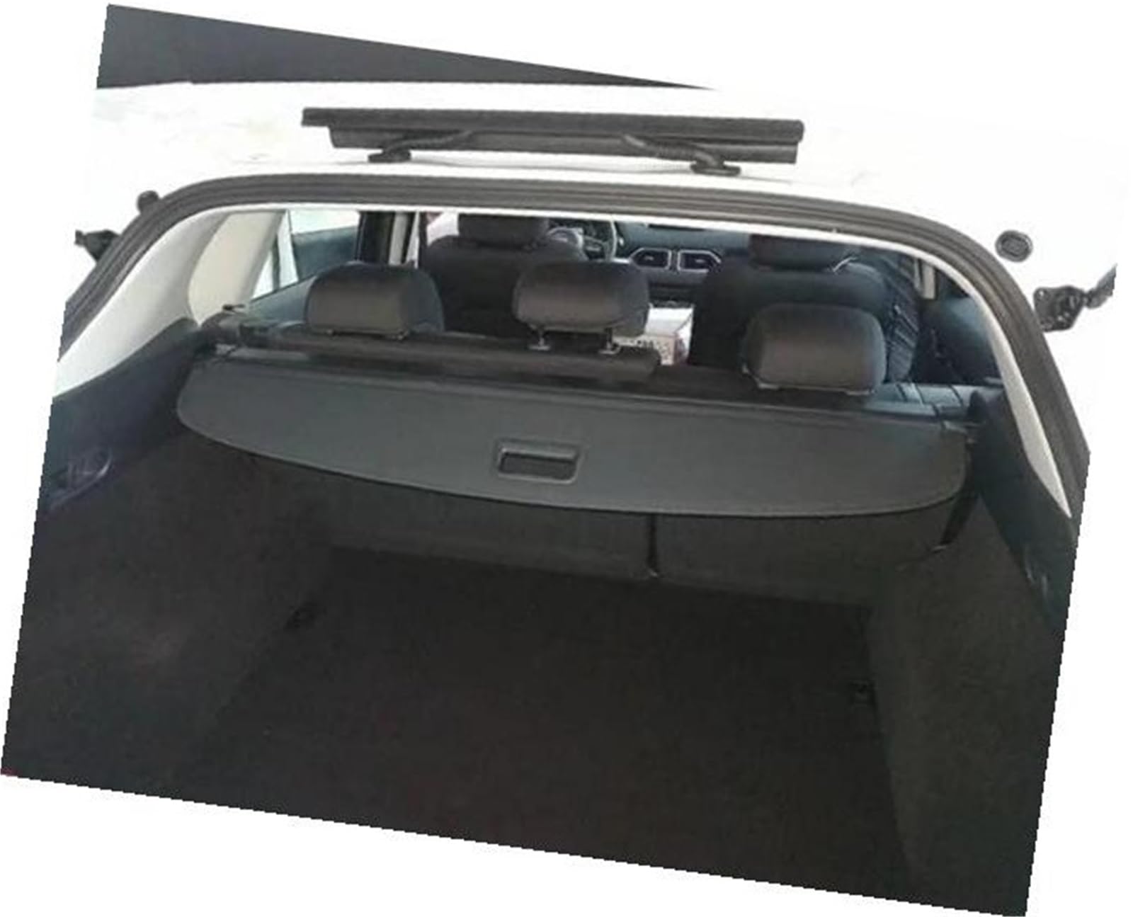 Szwaldaper Einziehbare Gepäckraumabdeckung, for Mazda, Cx-5 Cx5 2017 2018, Hutablage, Schatten, Kofferraumauskleidung, Bildschirm, Kofferraumabdeckung Autofracht-Organizer von Szwaldaper