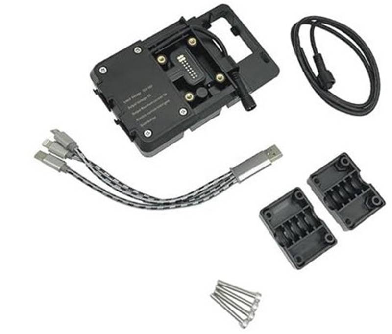 Szwaldaper GPS-Moto-Telefonhalterung, for, for R1200GS, for R1250GS, for F700GS 12-mm-Navigationshalterung Drahtloses Ladegerät Schnelllade-Navigationshalterung for Mobiltelefone Telefonhalterung für von Szwaldaper