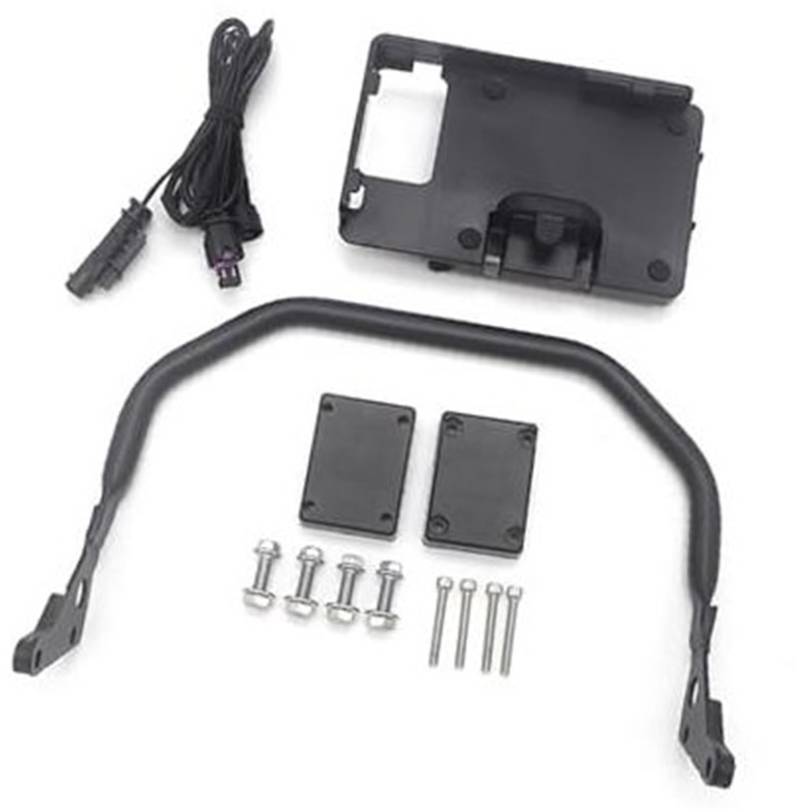 Szwaldaper GPS-Moto-Telefonhalterung, for, for R1200GS, for R1250GS LC 2013-2020 Motorrad Drahtloses Laden GPS-Handyhalter Ständer Navigationshalterung Telefonhalterung für den Lenker(Black Wireless von Szwaldaper