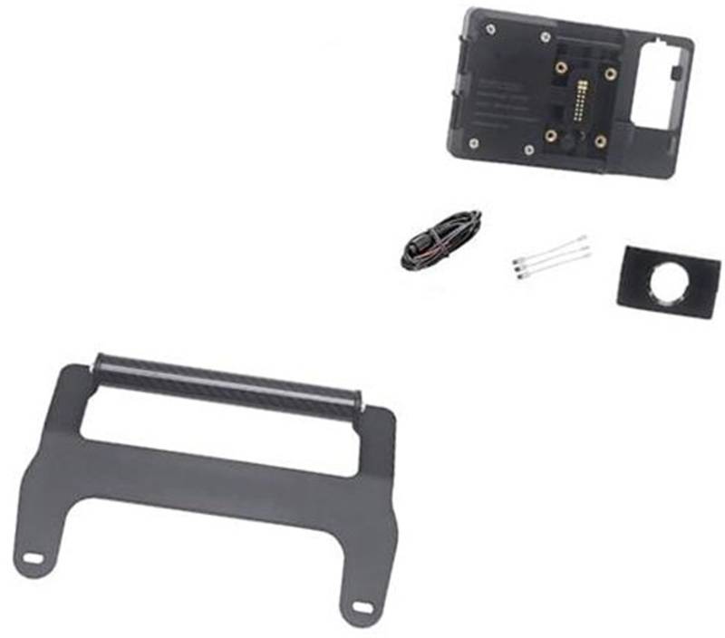 Szwaldaper GPS-Moto-Telefonhalterung, for SYM, for MAX, for SYM, TL 500 TL500 2020 Motorrad-Front-Handy-GPS-Halterung Navigationshalterung USB und kabelloser Ladeständer Telefonhalterung für den Lenke von Szwaldaper