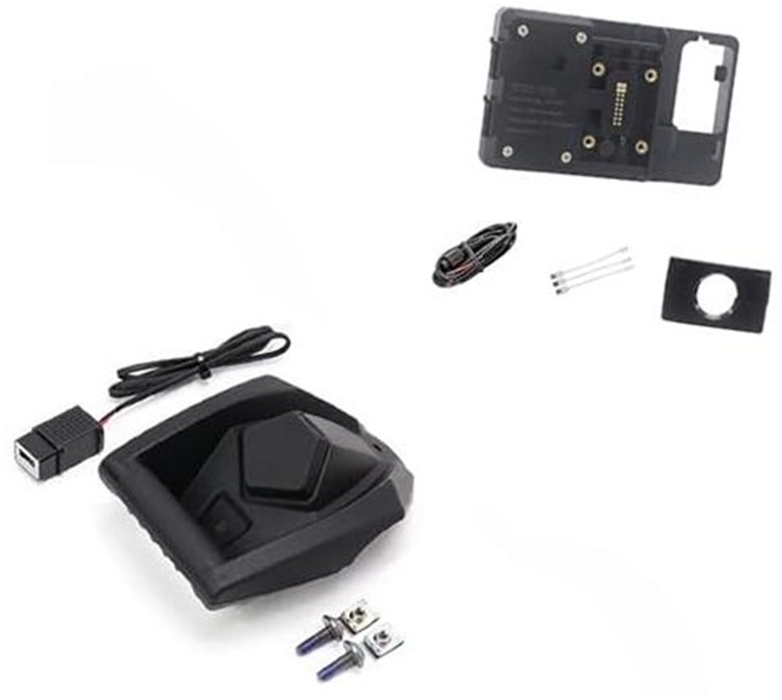 Szwaldaper GPS-Moto-Telefonhalterung, for XMAX, for NMAX 125, for X-MAX 300 400, for N-MAX 155 Motorrad-GPS-Telefonnavigationshalterung, Halterung for kabellosen USB-Ladeanschluss Telefonhalterung für von Szwaldaper