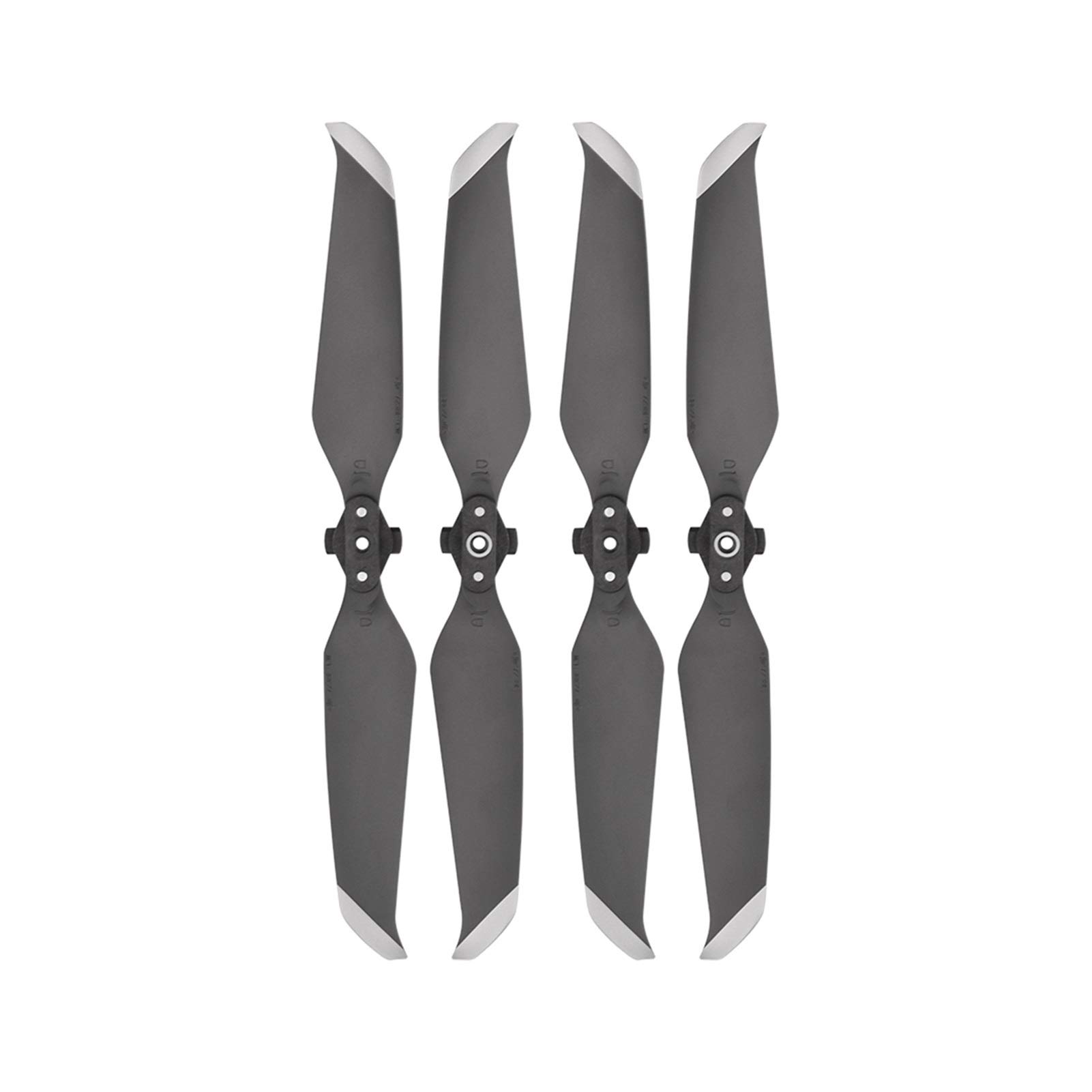 Szwaldaper Geräuscharme Propeller 7238 Propellerblätter Faltbares Propellerzubehör mit Schnellverschluss, for DJI, for Mavic Air 2/2S Drohnenblattpropeller(2 Pair Silver) von Szwaldaper