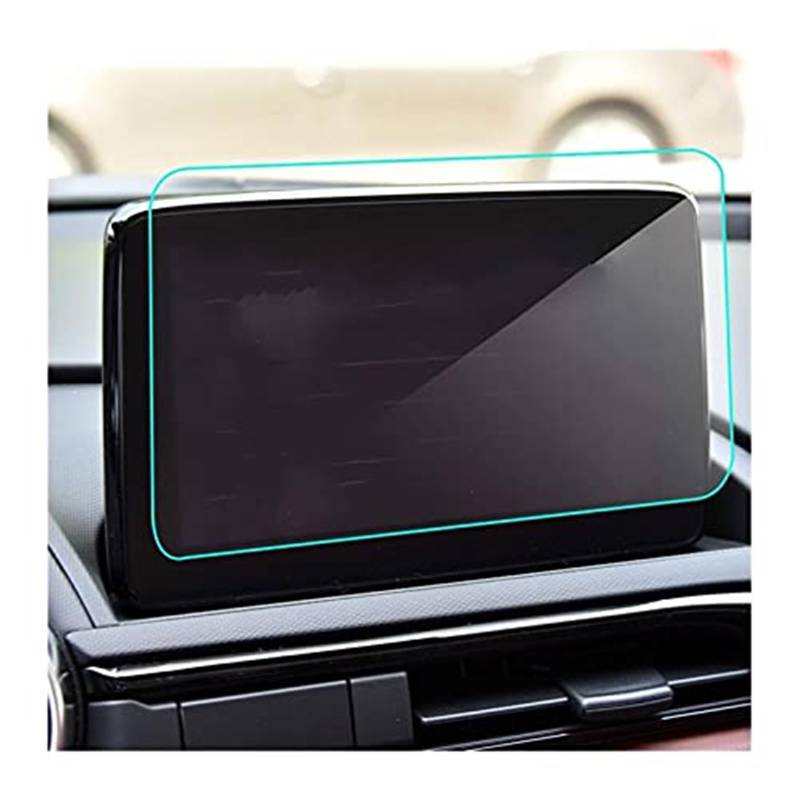 Szwaldaper Instrumenten-Displayschutz, for Mazda, for CX-3 CX-4 MX-5 2016 2017 2018 2019, automatischer Displayschutz aus gehärtetem Glas, Auto-GPS-Navigationsmembran, gehärteter Glasschutz GPS-Displa von Szwaldaper