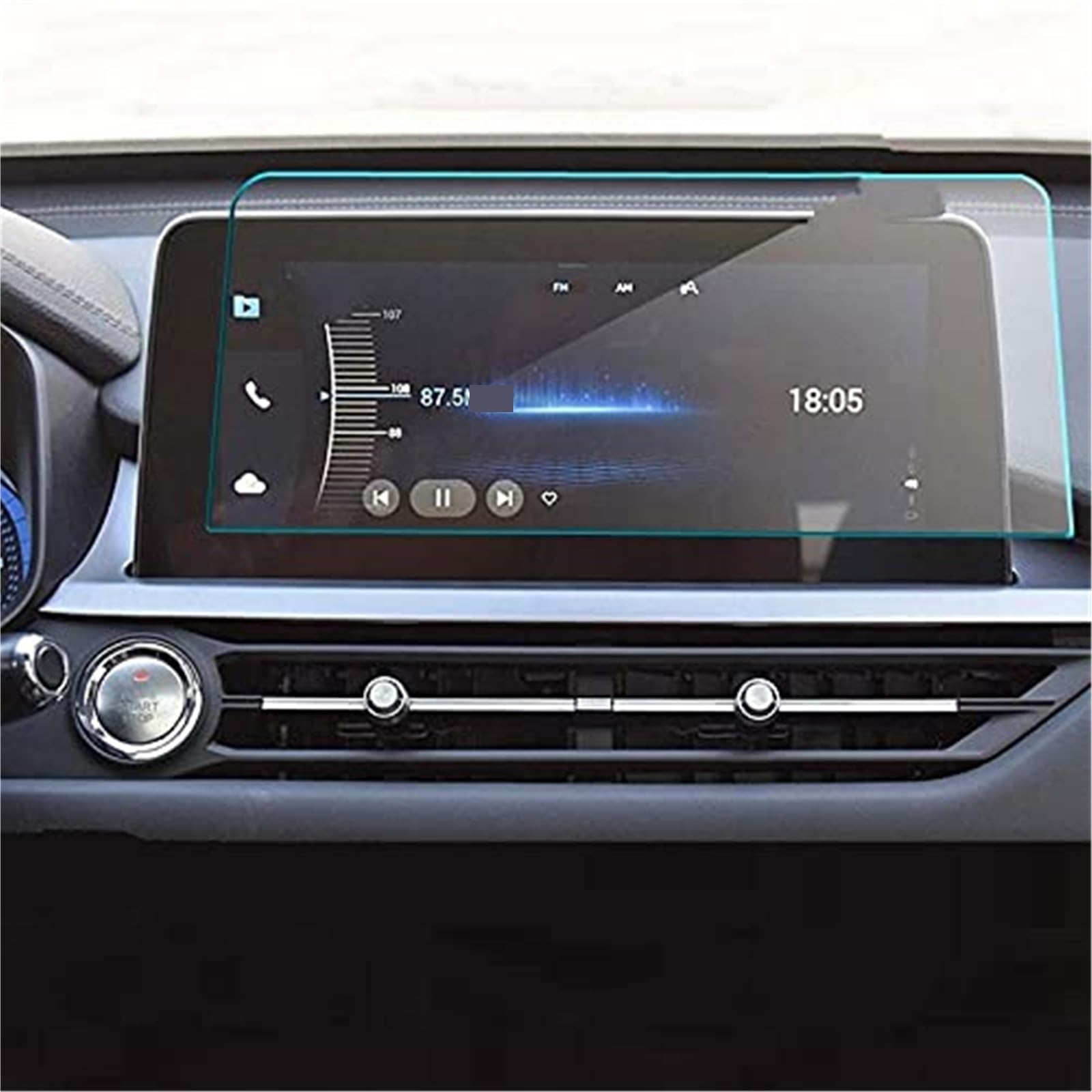 Szwaldaper Instrumenten-Displayschutzfolie, for Chery, for Tiggo 8 5X 2020 2021, Auto-Navigationsfolie, LCD-Bildschirm, gehärtetes Glas, HD-Schutzfolie, gehärtetes Glas GPS-Displayschutzfolie von Szwaldaper