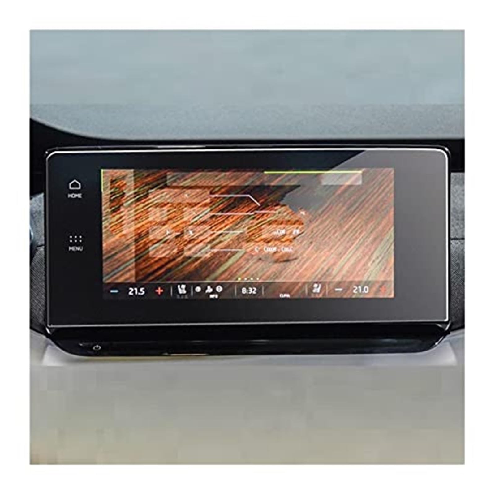 Szwaldaper Instrumenten-Displayschutzfolie, for Skoda, for Octavia, for MK4 10 Zoll 2020, PET-Displayschutzfolie, Auto-Multimedia-Radio-Display, Auto-Innenausstattung, gehärtetes Glas GPS-Displayschut von Szwaldaper