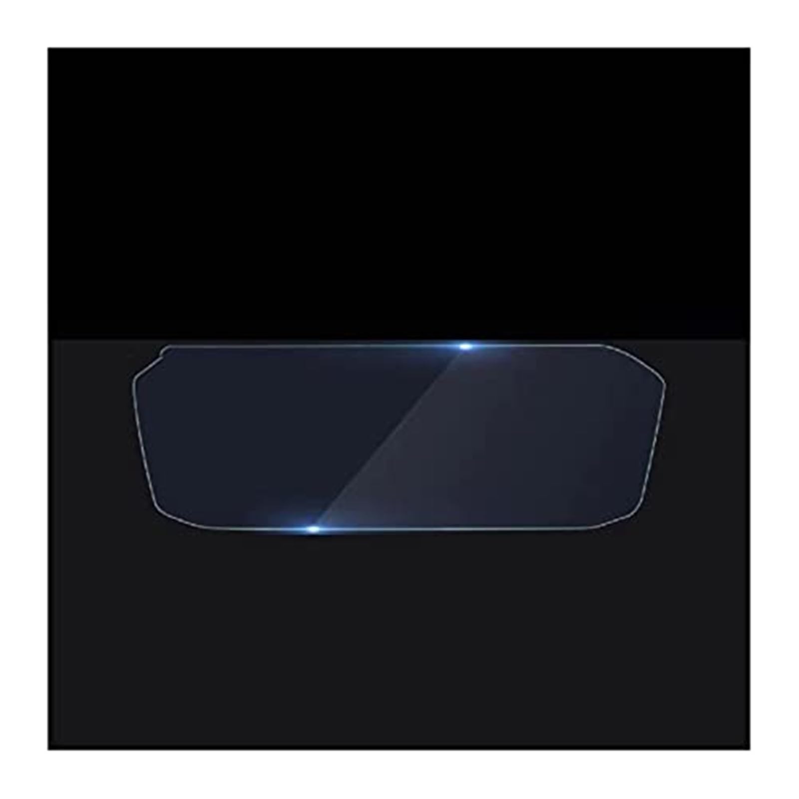 Szwaldaper Instrumenten-Displayschutzfolie for A4 A5 A8 Q3 Q5 2018 2019 2020, Auto-Armaturenbrett-Displayschutz, LCD-Bildschirm, gehärtetes Glas, TPU-Folie, gehärtetes Glas GPS-Displayschutzfolie(BLAC von Szwaldaper