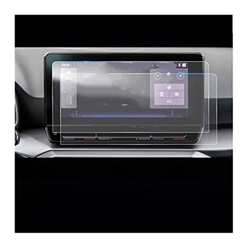 Szwaldaper Instrumenten-Displayschutzfolie for Leon MK4 Navi System 2020 10 Zoll, automatisch gehärtetes Glas, PET-Displayschutzfolie, gehärtetes Glas GPS-Displayschutzfolie von Szwaldaper