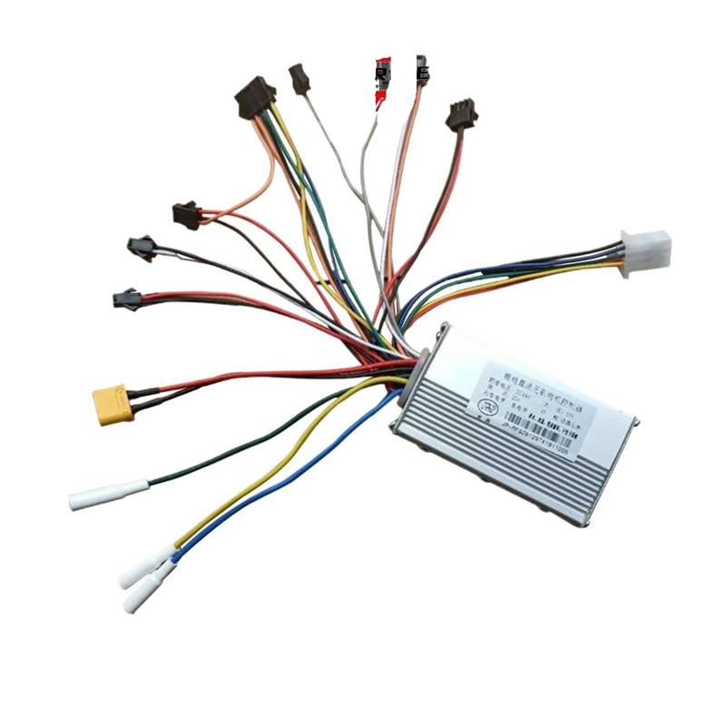 Szwaldaper JP Bürstenloser Motorregler, for 36 V/48 V/52 V/60 V Geschwindigkeitsregler mit wasserdichtem LCD-Anzeigefeld, Elektro-Fahrrad-Roller Armaturenbrett für Elektroroller(52V 25A Hall) von Szwaldaper