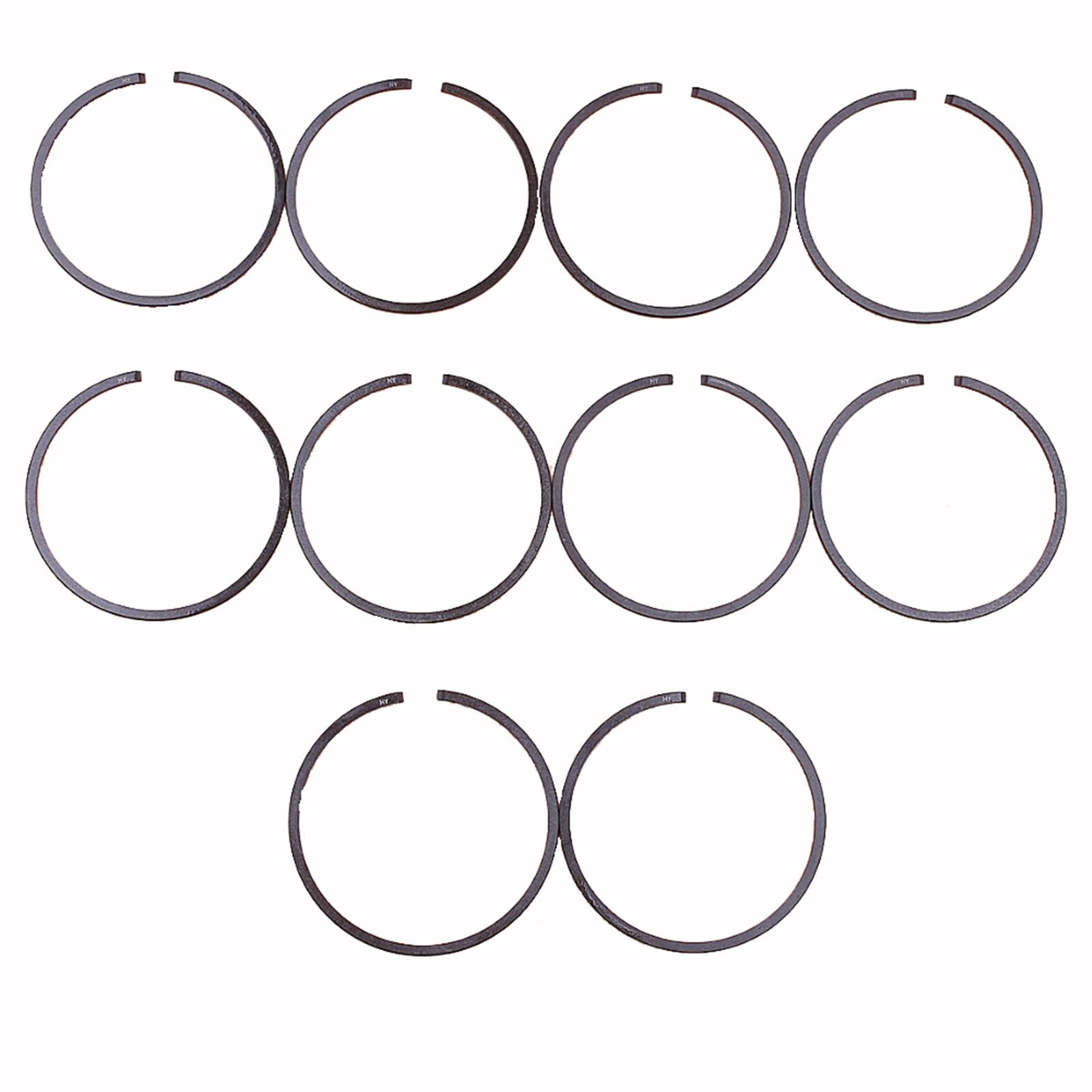 Szwaldaper Kolbenring, for Dolmar, PS500 510 PS5000 5100D/H/HD/S 5105D/H/HD, ersetzt 181 132 080 und mehr 2-Takt-Kettensägen-Trimmer Kettensägen-Kolbenring(2 PCS) von Szwaldaper