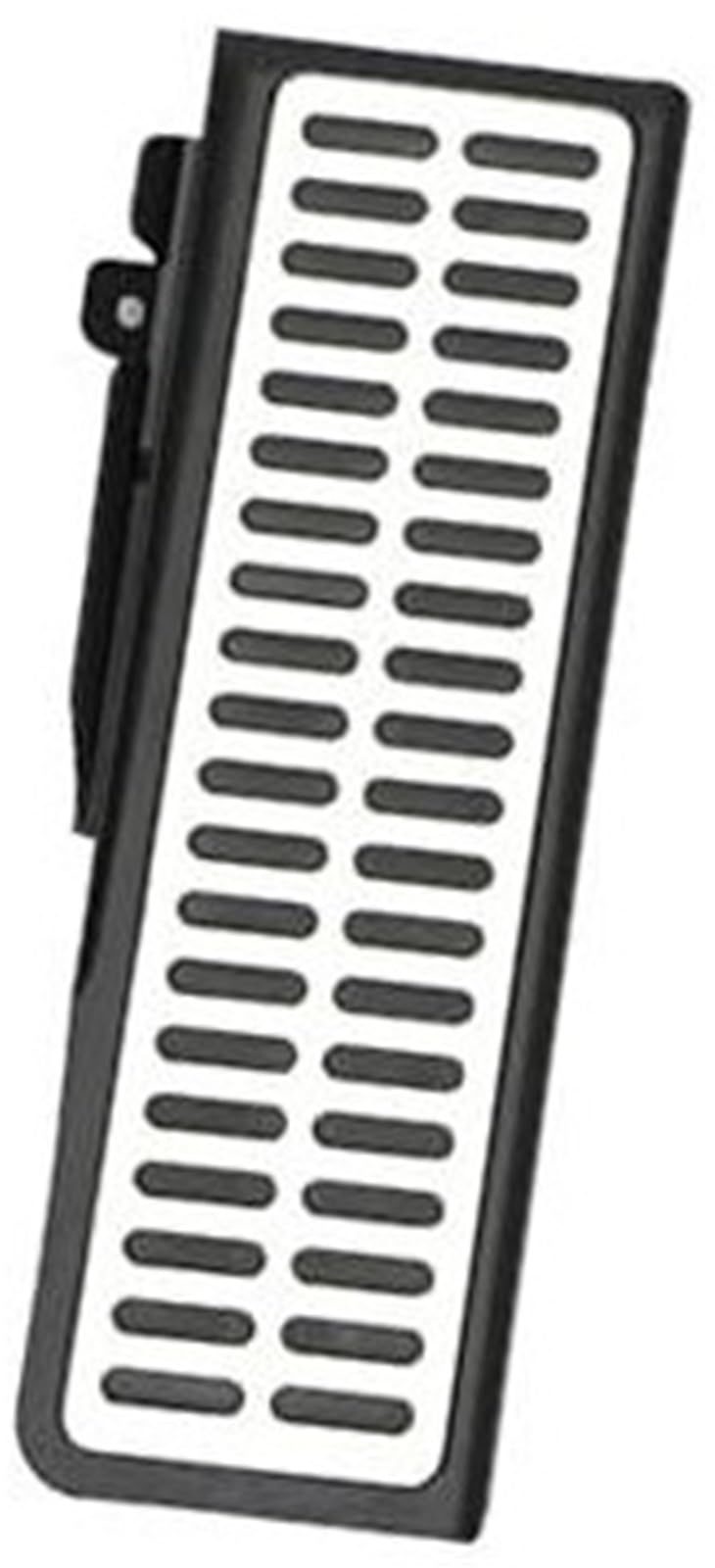 Szwaldaper LHD-Autopedale, for VW, for Tiguan, 2009–2016, Edelstahl, at MT, Bremspedalabdeckung, Restpedalpolster, Zubehör Autopedalabdeckung(Black 1Pc Rest Pedal) von Szwaldaper