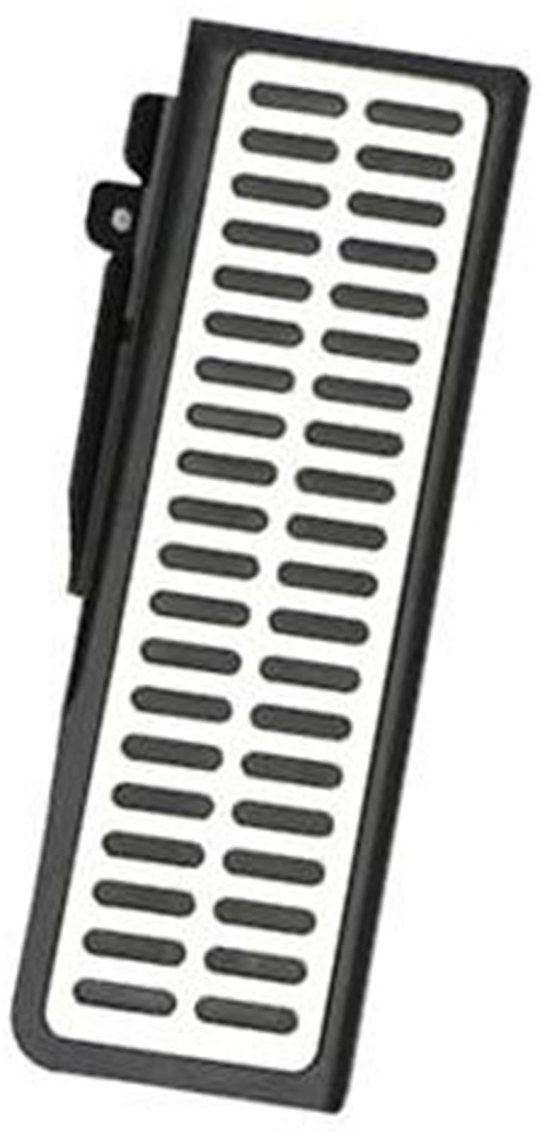 Szwaldaper LHD-Autopedale, for VW, for Tiguan, 2009–2016, Edelstahl, at MT, Bremspedalabdeckung, Restpedalpolster, Zubehör Autopedalabdeckung(Black 1Pc Rest Pedal) von Szwaldaper