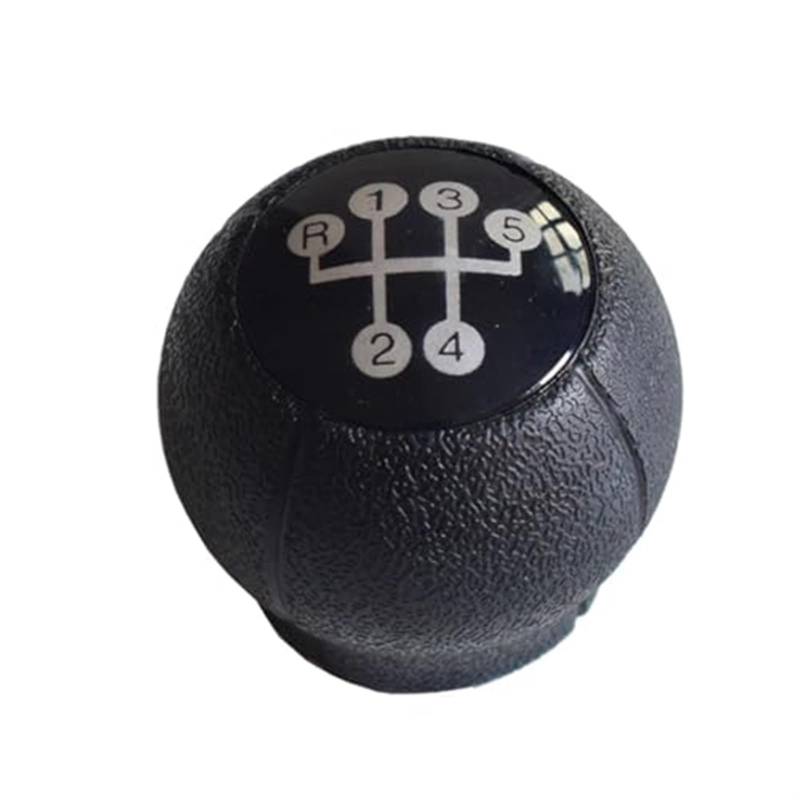 Szwaldaper Manuelle 5-Gang-Schaltknaufabdeckung, for Vauxhall, for Opel, Astra II G Zafira A 1998–2010, Auto-Styling-Hebel mit Ledermanschette Automatik-Schaltknauf(Black Gear Knob) von Szwaldaper