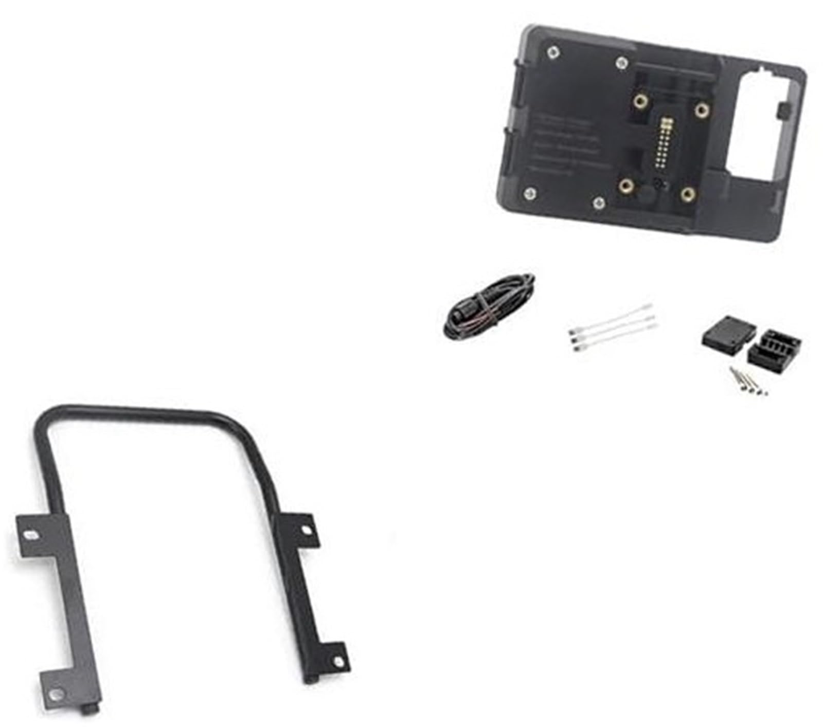 Szwaldaper Motorrad-Telefonhalterung, for CFMOTO, 800MT 800 MT MT800 GPS-Telefonhalterung USB-Kabelloses Laden Navigationshalterung Halter Ständer Motorradzubehör Telefonhalterung für den Lenker(BLACK von Szwaldaper