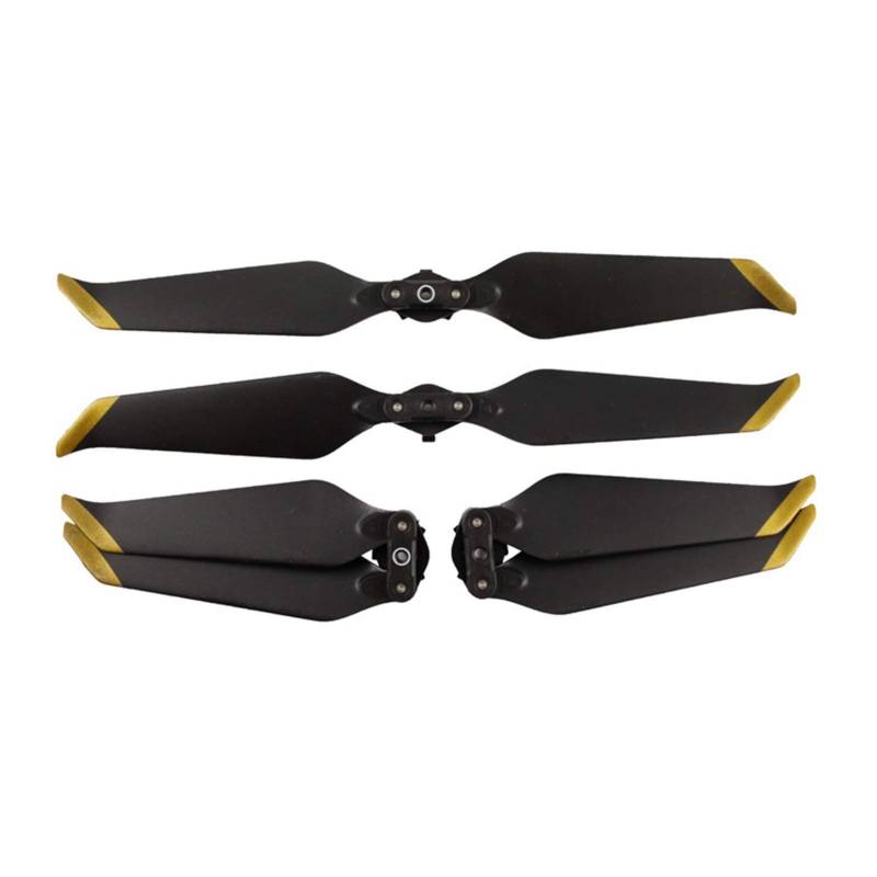 Szwaldaper Propeller Geräuscharme Propellerblätter, for DJI, for Mavic 2 Pro Zoom Drone Ersatzteile Zubehör Drohnenblattpropeller(Black) von Szwaldaper