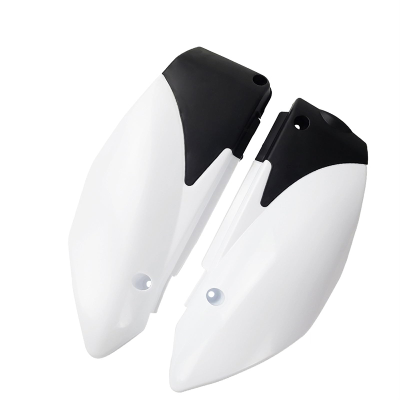 Szwaldaper Racing Motorrad Kotflügel Hinten Links Und Rechts Kotflügel Verkleidung Kit TTR110 TTR 110 Und Chinesische TTR125 Motorradverkleidungsschalen(White) von Szwaldaper