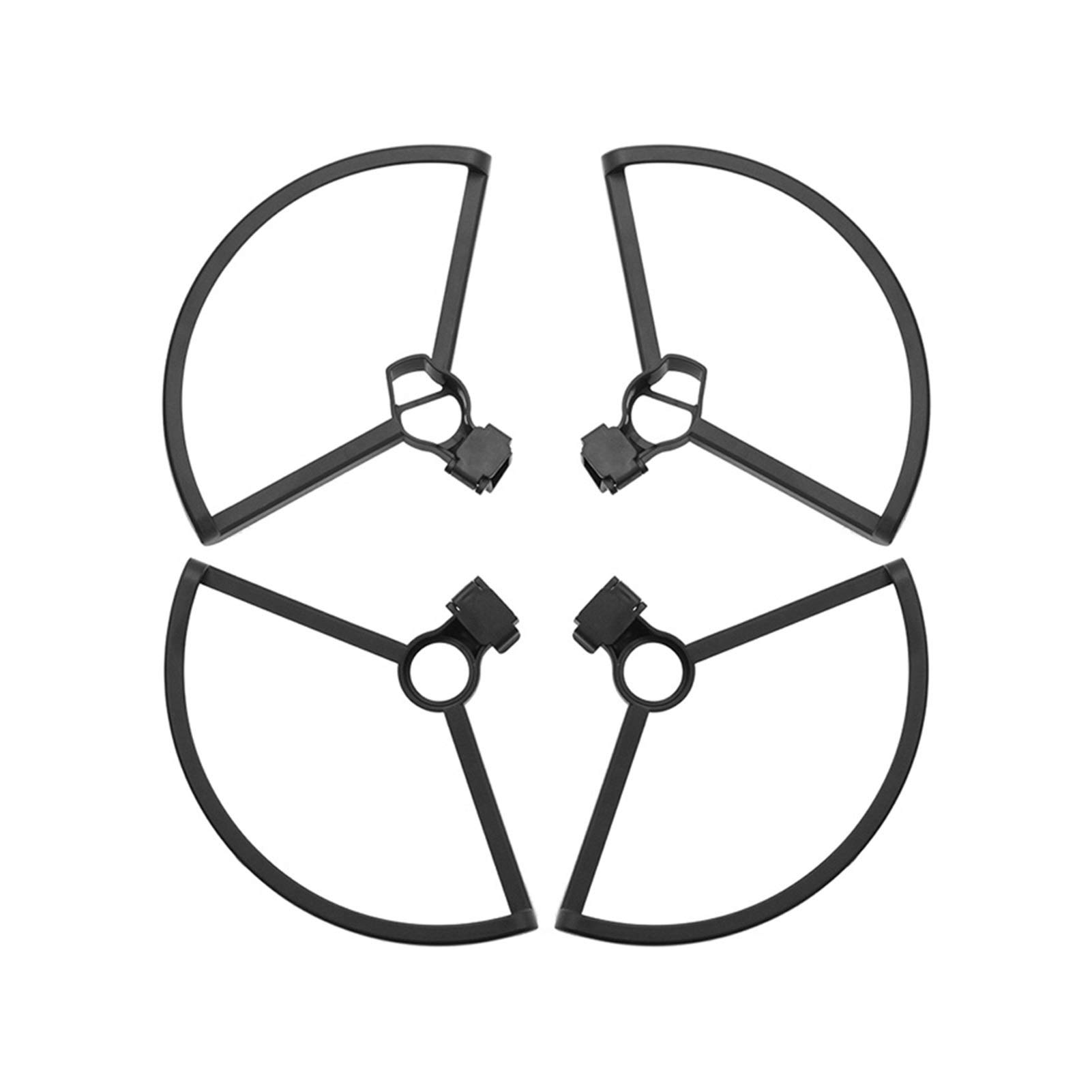 Szwaldaper Schnellverschluss-Propellerschutz, for DJI, for Mini, 2 Antikollisions-Schutzringe, tragbarer Propellerschutz, for Mavic, for Mini, 2 Zubehörteile Drohnenblattpropeller(Black) von Szwaldaper