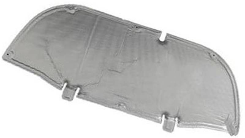 Szwaldaper for Toyota, for Corolla, Kreuz 2020 2012 2022 Auto Front Motorhaube Wärmedämmung Baumwolle Pad Matte Abdeckung Feuerfeste Isoliermatte(Silver) von Szwaldaper