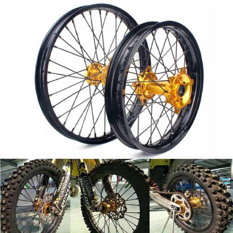 TARAZON 21" 19" Radsatz Felgen Radnabe Wheels für Suzuki RMZ 250 2007-2022 RMZ 450 2005-2022 von TARAZON