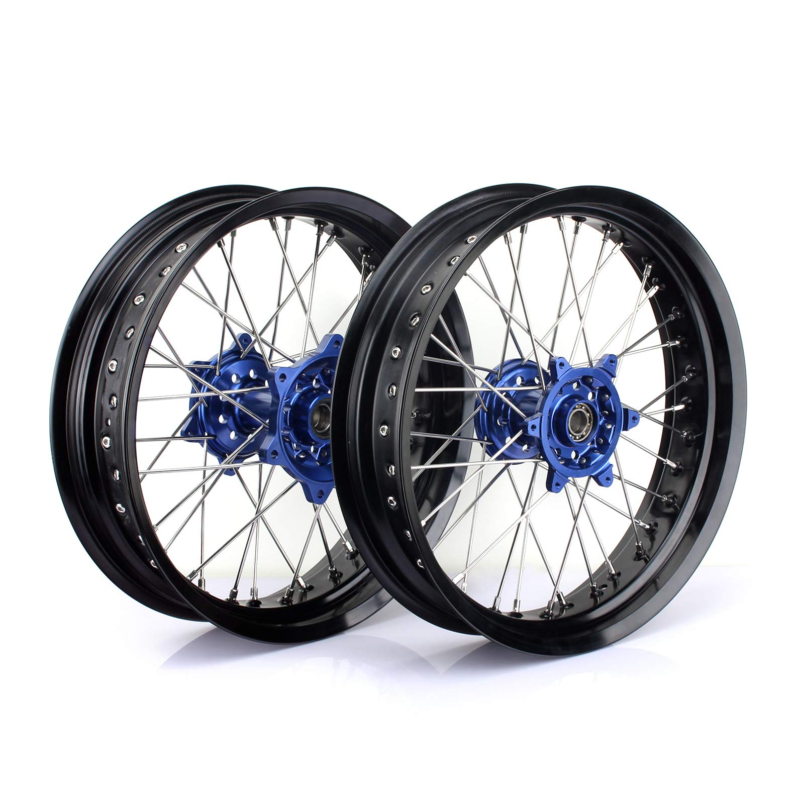 TARAZON 3,5"x17" 5,0"x17" Supermoto Radsatz Felgen Radnabe Vorderrradfelge Hinterradfelge Wheels Set für SX SXF EXC SXS XC XCF 125-530 für HUSABERG für HUSQVARNA von TARAZON