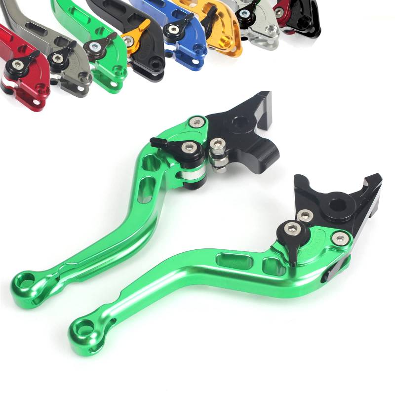 TARAZON CNC Verstellbare Bremshebel Kupplungshebel für KAWASAKI NINJA ZX6R ZX6RR 00-04 ZX9R 00-03 ZX10R 04-05 ZX12R 00-06 ZZR600 05-08 Z1000 03-06 Versys 1000 12-14 von T | TARAZON