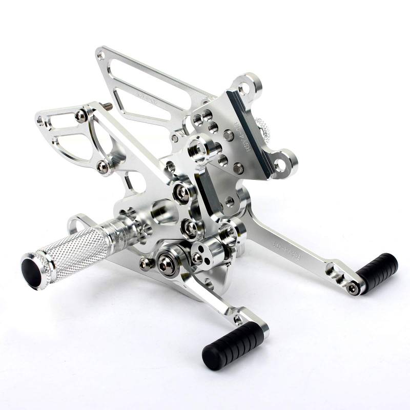 TARAZON Motorrad CNC Aluminum einstellbare Fußrasten Fußstütze Fußrastenanlage Rearsets für APRILIA RSV4 R Factory 1000 2009 2010 2011 von TARAZON