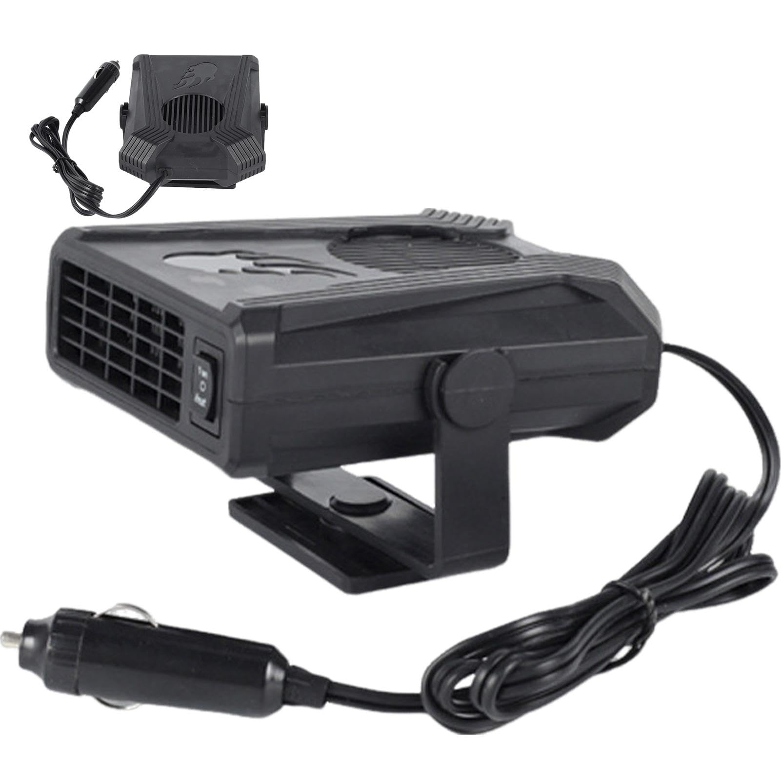 TABSIRAH Auto-Heizungen für Fahrzeug, 12 V Heizlüfter, schneller Auto-Heizungs-Entfroster, 150 W, 24 V, Windschutzscheiben-Enteiser, Plug-In Elektronische Auto-Heizung für Autos von TABSIRAH