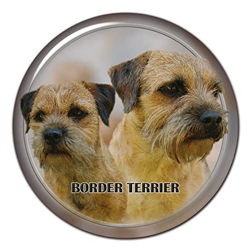 TACINO Autoaufkleber S30458# 13 CM/15 CM/17 cm PVC Aufkleber Border Terrier Hund V2 Autoaufkleber Wasserdicht für Stoßstange Heckscheibe Laptop Toilette von TACINO