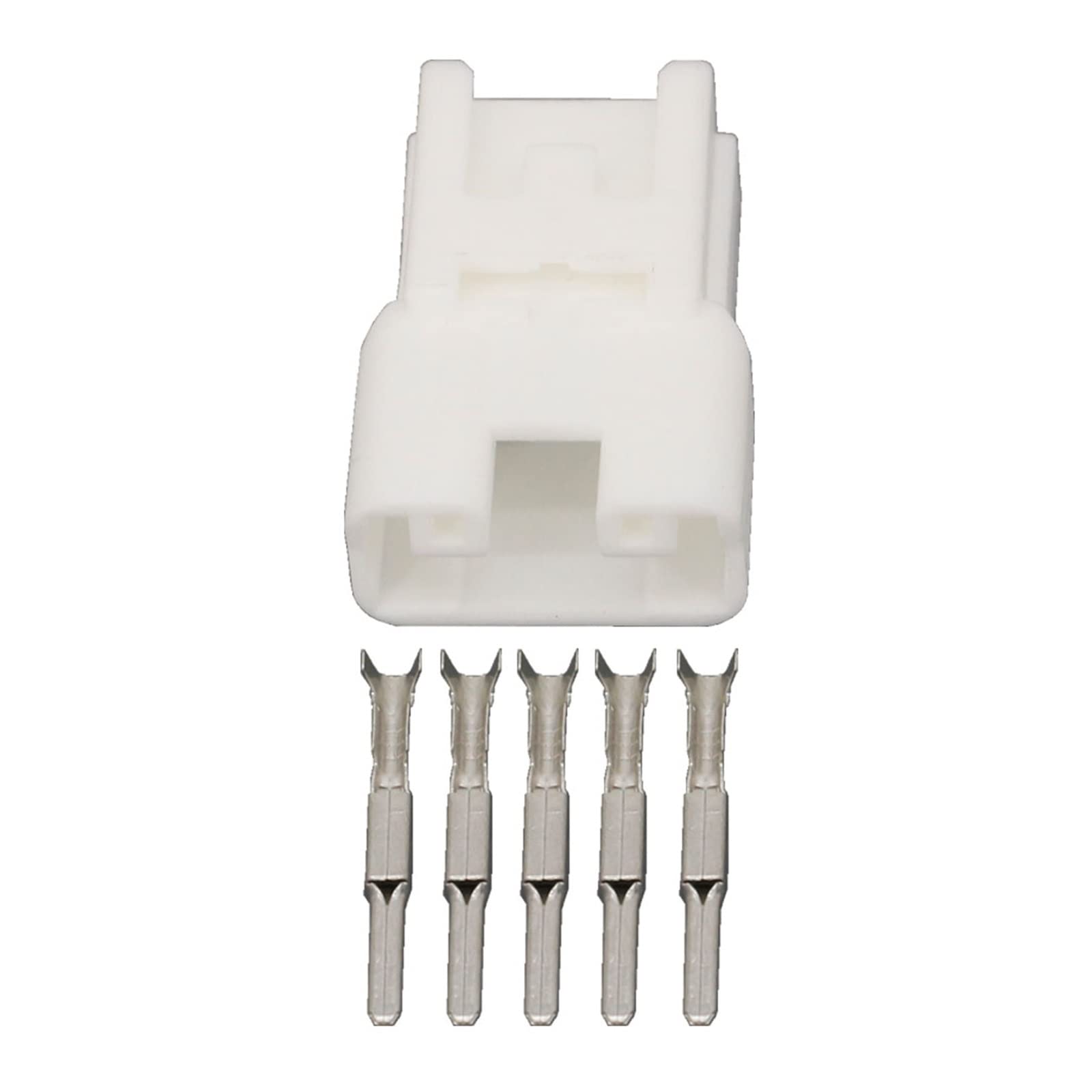 5 Pin Glasheber Schalter Stecker Jacke Fensteröffner Stecker Kfz Stecker mit Anschluss DJ7053Y-2.2-11/21 5P (Color : Male Plug, Size : 10 Sets) von TACOON