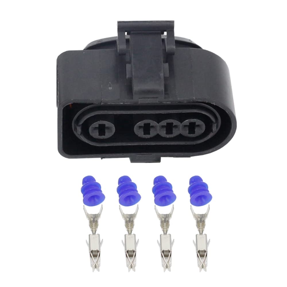 TACOON 4-poliger Lambdasondenstecker Mantel Autostecker Kfz-Stecker mit Anschluss DJ703+1-3.5-11/21 (Color : Female Plug, Size : 10 Sets) von TACOON