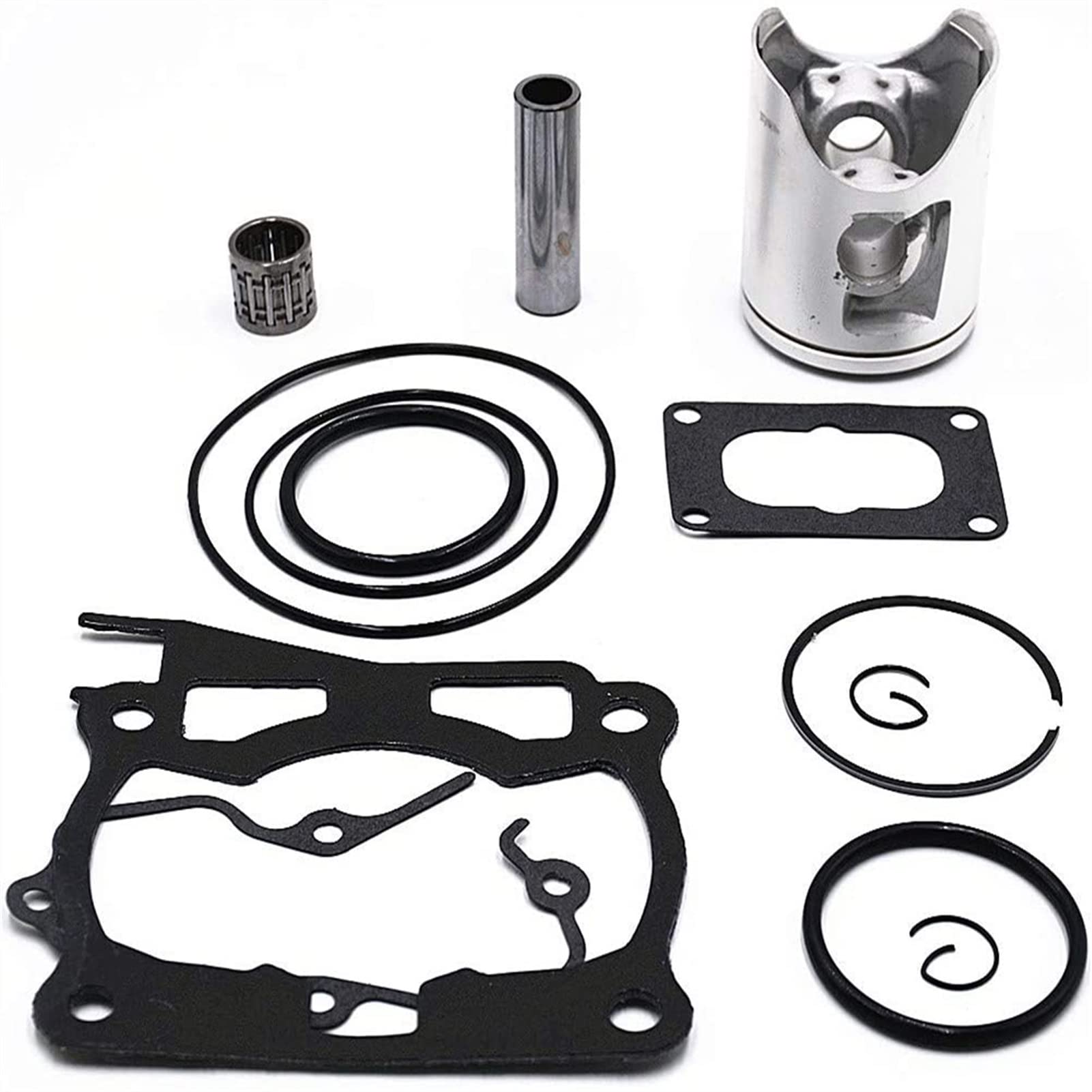 Kolbenringe 54 mm Kolbenringe Dichtungen O-Ring Top End Rebuild Kit Set für YZ 125 YZ125 1998 1999 2000 2001 2002 2003 2004 Neu Flat Top Kolben von TAIBOSL