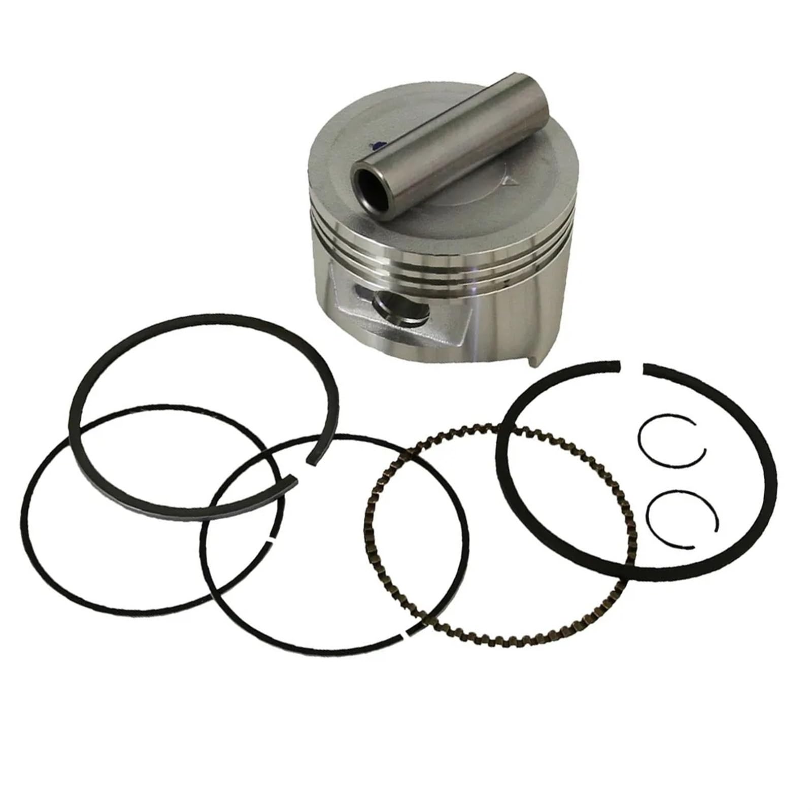 Kolbenringe 60 mm Kolbenringe Standard-Set für GX120-Motor 13101-ZH7-010 Motorsense Trimmer Standard-Kolbenringe Motorersatzteile Flachkolben von TAIBOSL