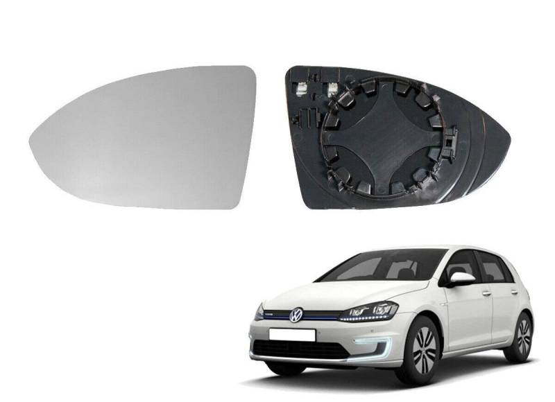 TAKPART Spiegelglas Links Beheizbar Türspiegelglas Außenspiegel für Golf MK7 2013-2017 von TAKPART