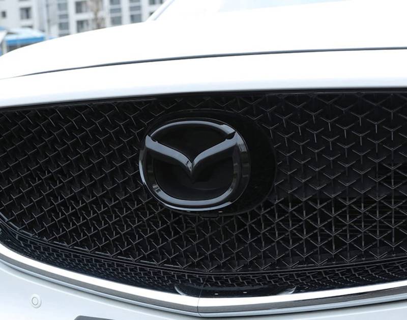 Auto-Aufkleber für vorne und hinten, für Mazda Cx-5 Cx5 2017–2020, Front-Kühlergrill-Stoßstange, Heckkoffer-Emblem, dekoratives Zubehör, schwarz von TALCUS