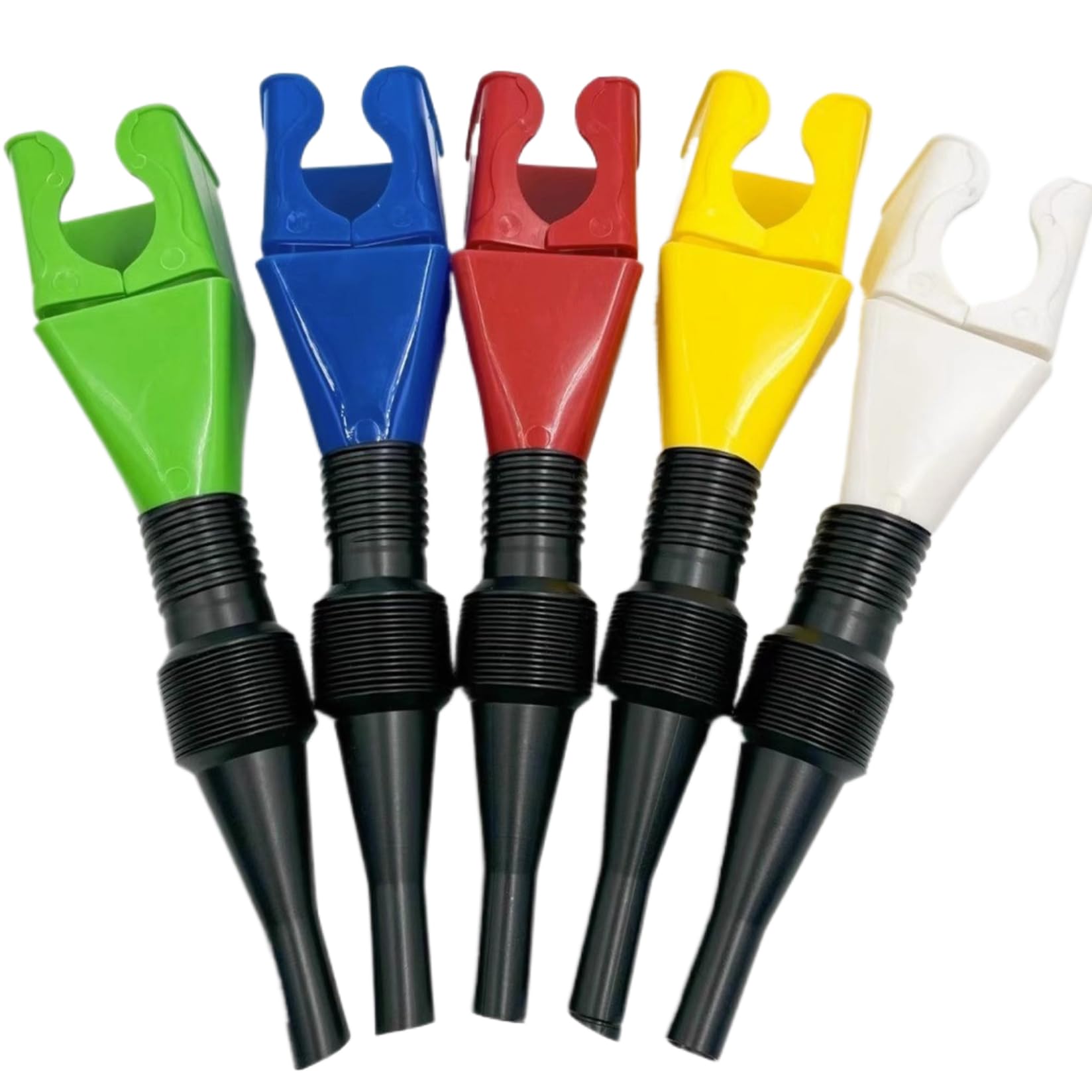 5pcs Retractable Auto Fuel Trichter Spill-Sof Flexible Trichter für 1-1.8 '' Ölbehältertrichter für Automobilmotorrad, zufällige Farbe Autozubehör von TANGPINGMAO