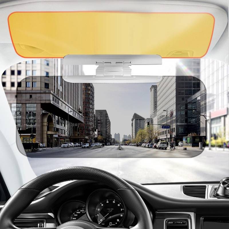 Sun Visor Extender für Auto 2 in 1 Auto Visor Extender Sonnenblocker für Tag ＆ Nachtverstellbarer Clip auf Auto Sun Visor Extender Autozubehör von TANGPINGMAO