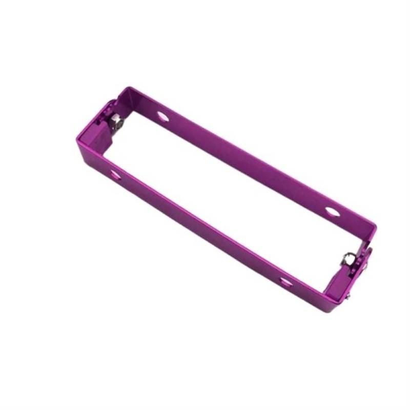 Kennzeichenhalter Motorrad Einstellbare Winkel-Kennzeichenhalterung und -Rahmen-Kennzeichenhalterung des Aluminiummotorrad-Kennzeichens Motorrad Kennzeichenhalter(Purple) von TANGSIYANG