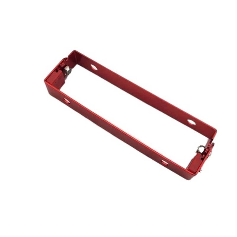 Kennzeichenhalter Motorrad Einstellbare Winkel-Kennzeichenhalterung und -Rahmen-Kennzeichenhalterung des Aluminiummotorrad-Kennzeichens Motorrad Kennzeichenhalter(Red) von TANGSIYANG