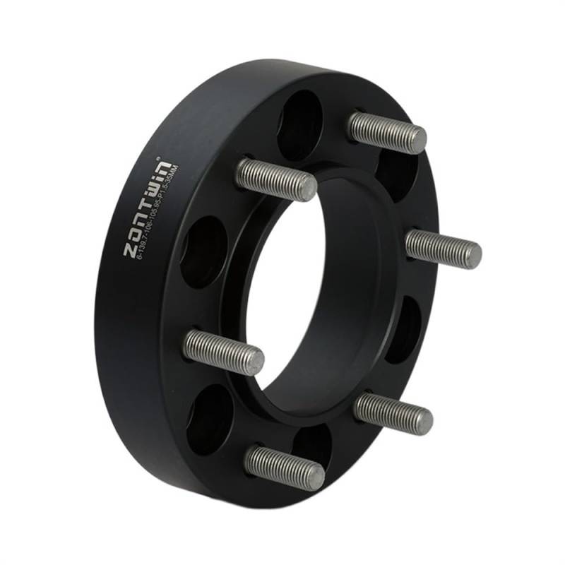 Spurverbreiterung 2 Stück 15/20/25/30/35/40 mm Spurverbreiterungen Umrüstadapter for PCD 6 x 114,3 bis 6 x 139,7 6 x 135 Spurverbreiterungen(2PCS 25mm Black) von TANGSIYANG