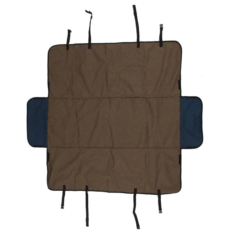 TANIQIACA Autositzbezug für Haustiere, wasserdichtes, kratzfestes, rutschfestes Design, Kissenmatte zum Schutz von Autositzen, einfache Installation mit verstellbaren Riemen, Robustes (Brown) von TANIQIACA