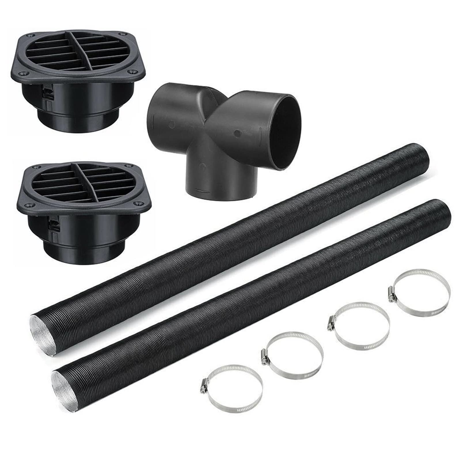 TANZWZGPKE 75mm Heizung Rohrkanal Warmluftauslüftungslüftungsschlauch Clips for Dieselheizung Kompatibel for Webasto Heizungsteile und Zubehör(T) von TANZWZGPKE